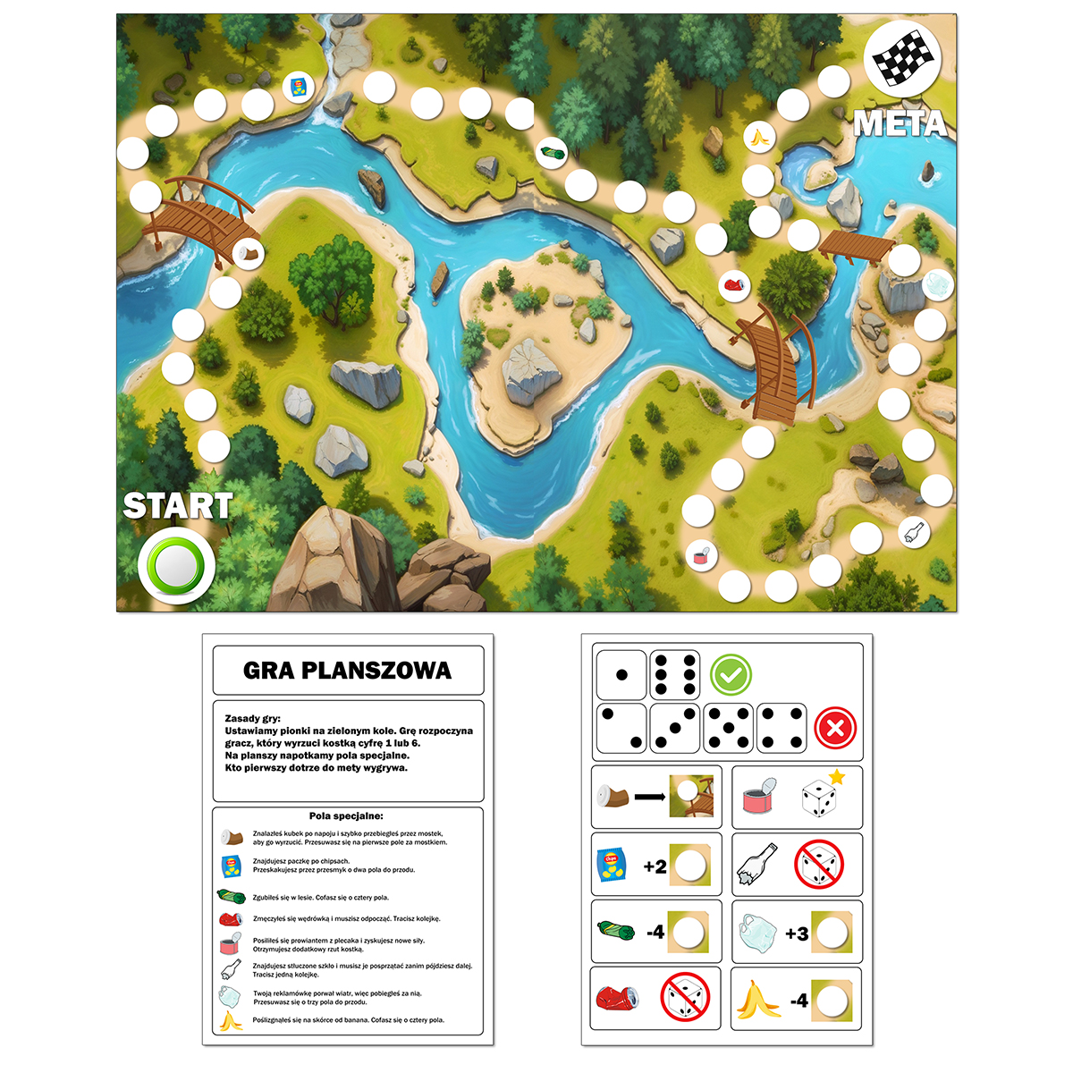 Dzień Ziemi <br> Wielki Zestaw Dekoracji <br>i Kart Pracy EKO - obrazek 4