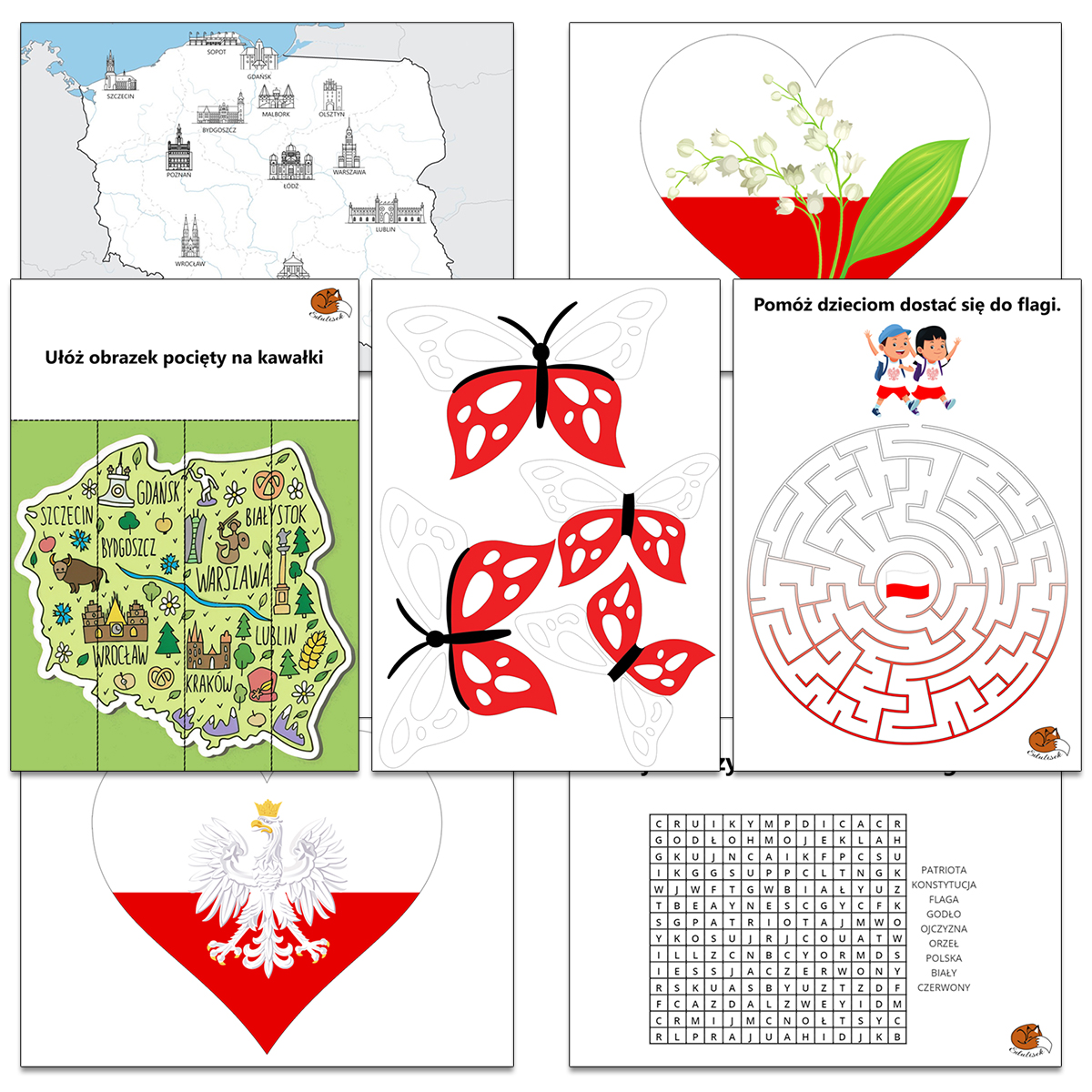 Obchody Majowe <br> Kompletny Zestaw <br> Dekoracyjno-Edukacyjny - obrazek 3