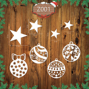 Świąteczny Zestaw Dekoracji Z001