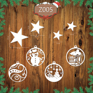Świąteczny Zestaw Dekoracji Z005