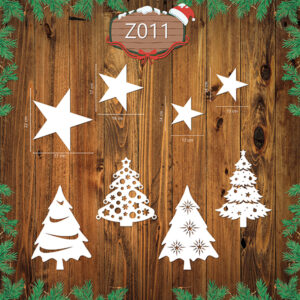 Świąteczny Zestaw Dekoracji Z011