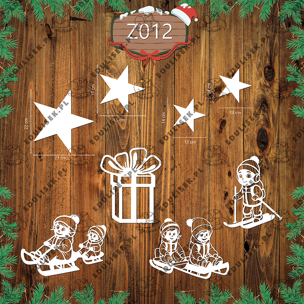 Świąteczny Zestaw Dekoracji Z012 - obrazek 2