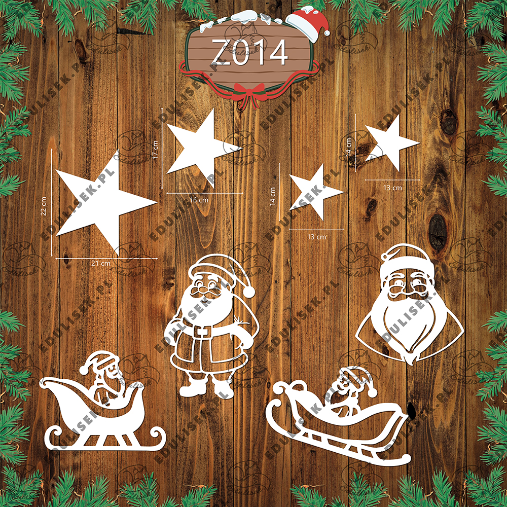 Świąteczny Zestaw Dekoracji Z014 - obrazek 2