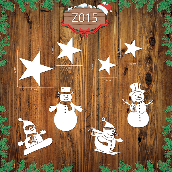 Świąteczny Zestaw Dekoracji Z015