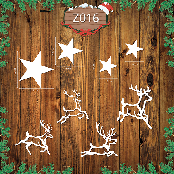 Świąteczny Zestaw Dekoracji Z016