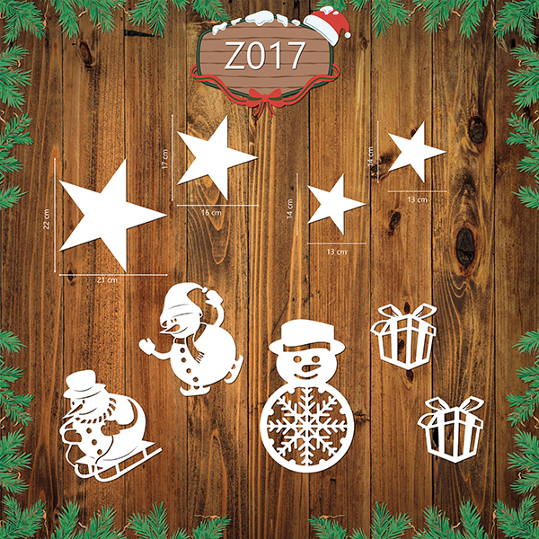 Świąteczny Zestaw Dekoracji Z017