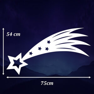 Kometa <br> Dekoracja na Jasełka XXXL <br> Scenografia Wielkoformatowa (biały)