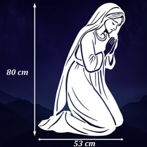 Maryja <br> Dekoracja na Jasełka XXXL <br> Scenografia Wielkoformatowa (biały)