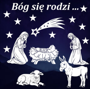 Dekoracja na Jasełka XXXL <br> Scenografia Wielkoformatowa (biały)