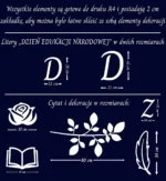 Dzień Edukacji Narodowej <br> Elegancka Dekoracja XXL - obrazek 3