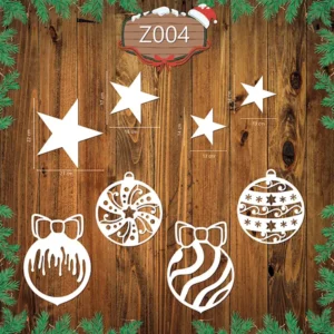 Świąteczny Zestaw Dekoracji Z004