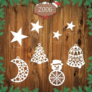Świąteczny Zestaw Dekoracji Z006
