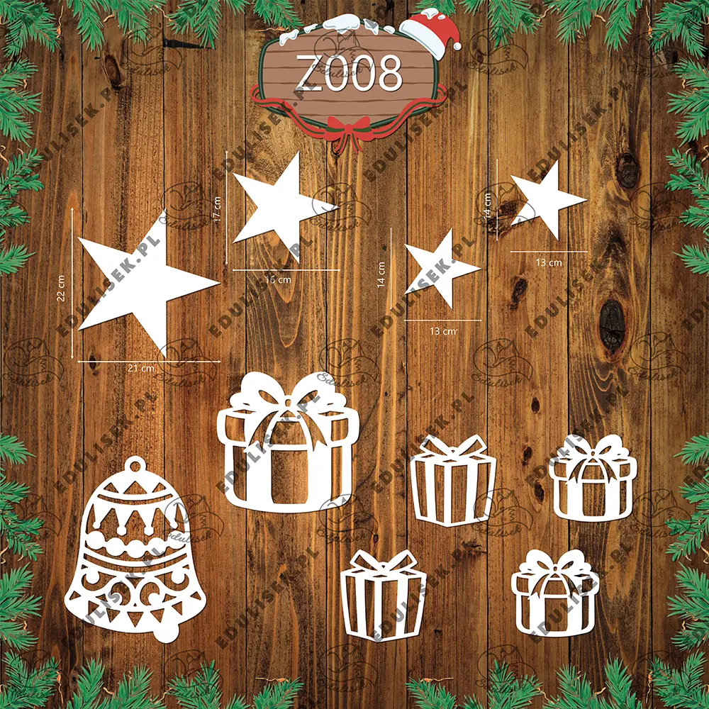 Świąteczny Zestaw Dekoracji Z008 - obrazek 2