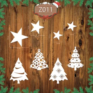 Świąteczny Zestaw Dekoracji Z011