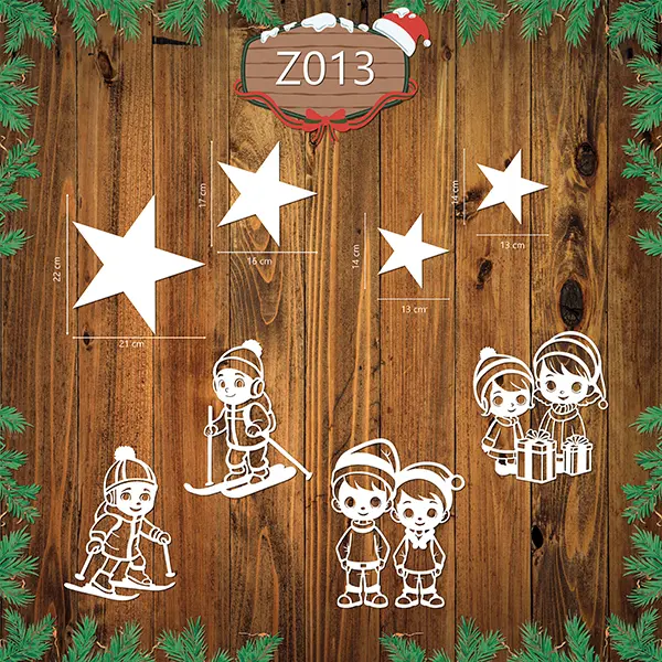 Świąteczny Zestaw Dekoracji Z013