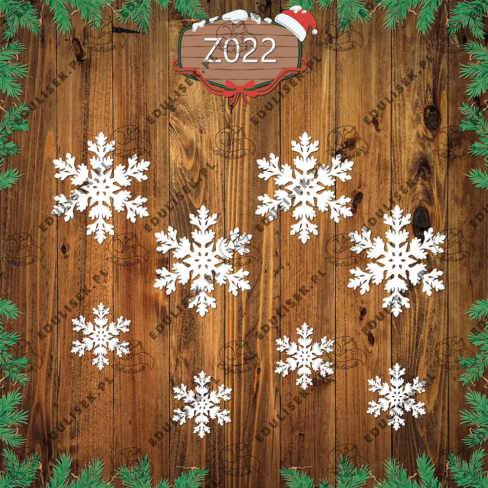 Świąteczny Zestaw Dekoracji Z022 - obrazek 2