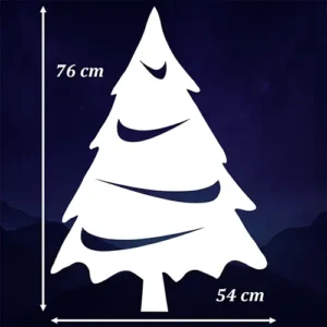 CHOINKA ŚWIĄTECZNA <br> Dekoracja Gotowa PREMIUM <br>(Biały)