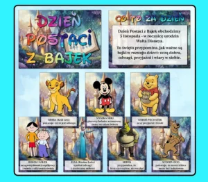 Dzień Postaci z Bajek <br>Gazetka Dekoracyjna