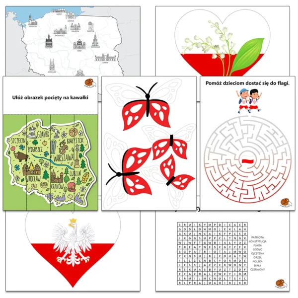 Obchody Majowe <br> Kompletny Zestaw <br> Dekoracyjno-Edukacyjny - obrazek 2