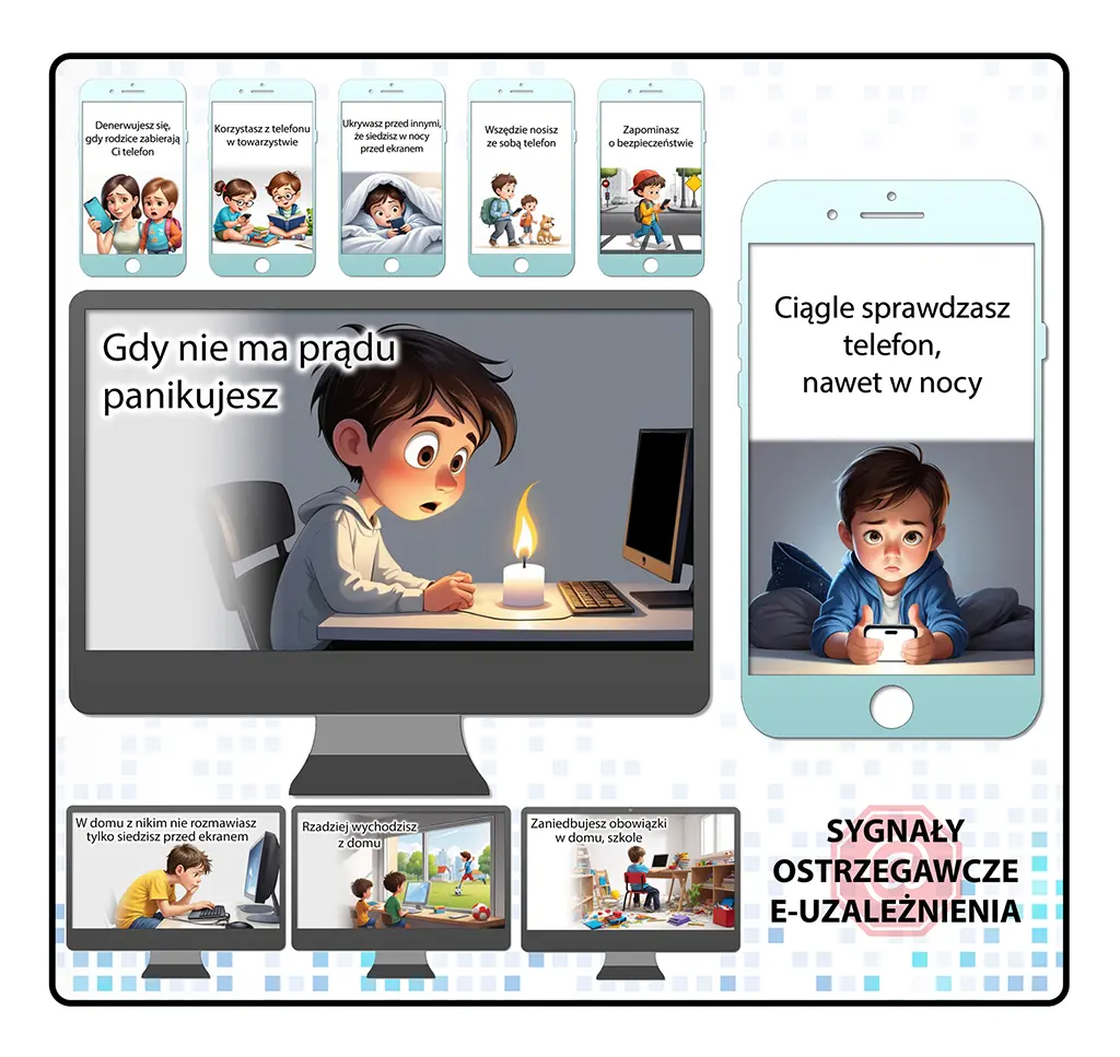 E-UZALEŻNIENIA <br>(Fonoholizm, Siecioholizm, Uzależnienie od Gier)