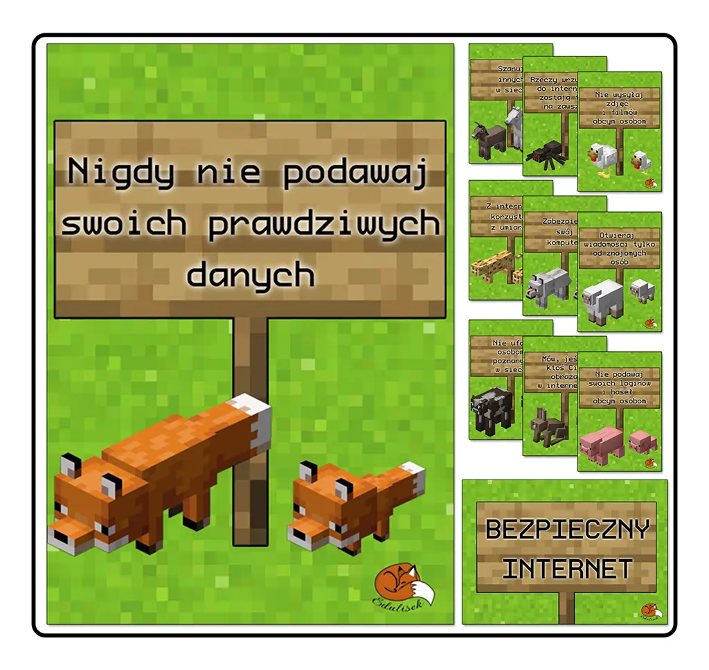 BEZPIECZNY INTERNET <br> Zestaw Materiałów Edukacyjnych