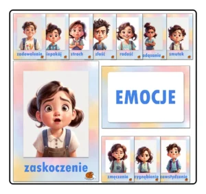 Karty Obrazkowe "EMOCJE" <br> Zestaw Psychoedukacyjny