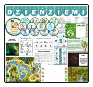 Dzień Ziemi <br> Wielki Zestaw Dekoracji <br>i Kart Pracy EKO