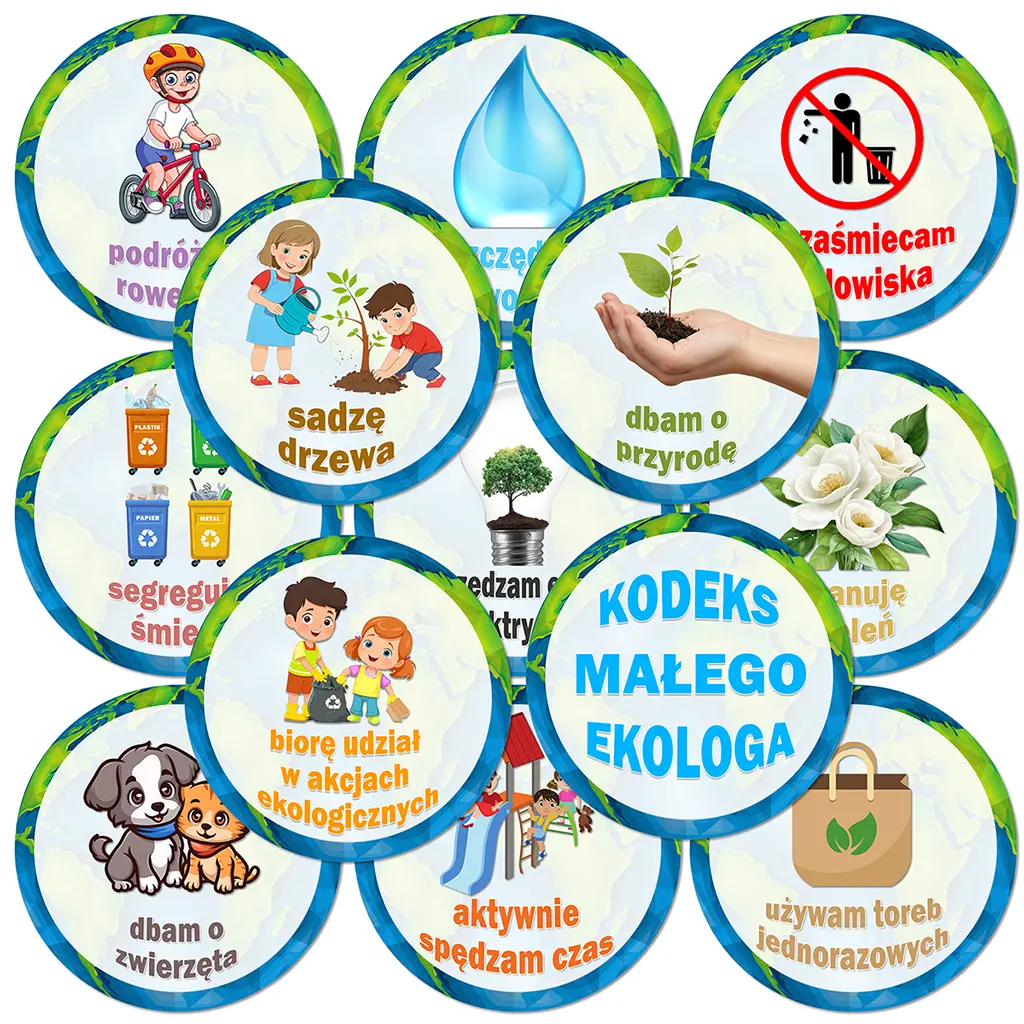 Dzień Ziemi <br> Wielki Zestaw Dekoracji <br>i Kart Pracy EKO - obrazek 3