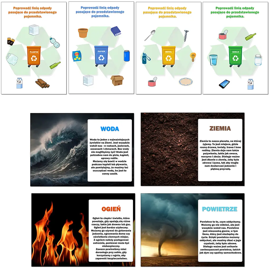 Dzień Ziemi <br> Wielki Zestaw Dekoracji <br>i Kart Pracy EKO - obrazek 4