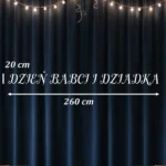 Napis Dzień Babci i Dziadka XXL - białe litery dekoracyjne na ścianę