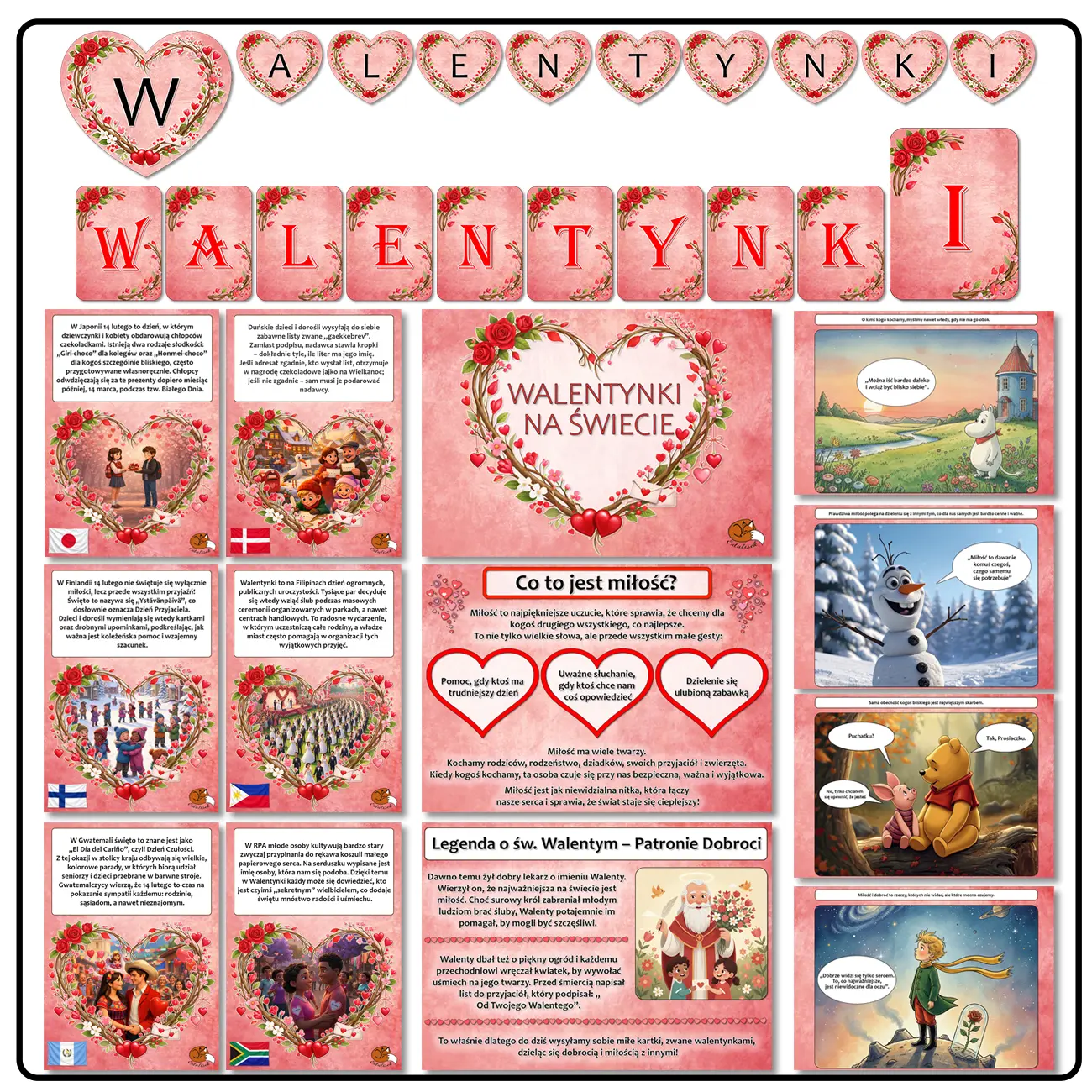 Walentynki <br> Gazetka Dekoracyjna