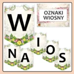 Oznaki Wiosny – Gazetka tematyczna i Dekoracyjny Napis „WIOSNA” - obrazek 2