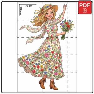 Pani Wiosna - Dekoracja XXL